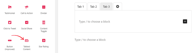 Tabbed Content Block in WordPress